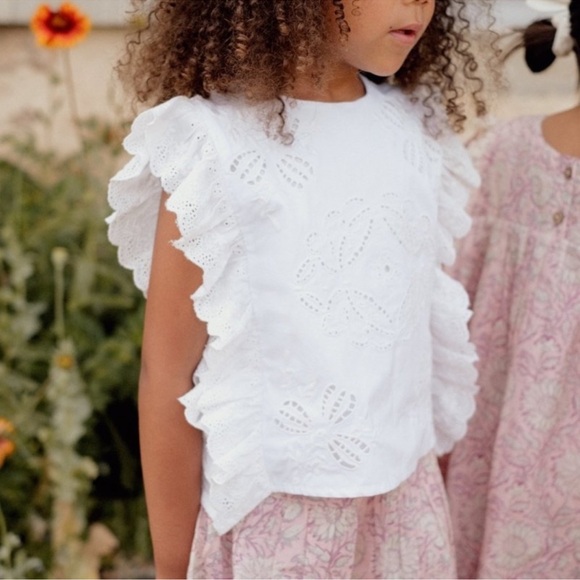 LOUISE MISHA Mala Embroidered Top - Picture 3 of 8